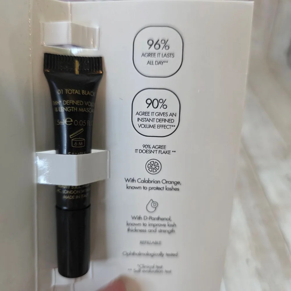 Dolce & Gabbana Black Everfull Mascara sample NWOT
